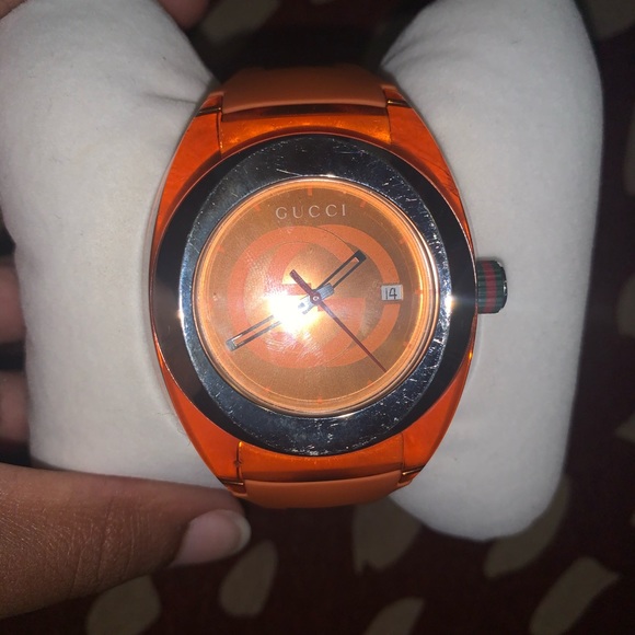 Gucci orange sync watch main image 4